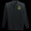 Long Sleeve Silk Touch Polo with Pocket Thumbnail
