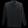 Long Sleeve Silk Touch Polo with Pocket Thumbnail