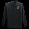 Long Sleeve Silk Touch Polo with Pocket Thumbnail