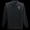 Long Sleeve Silk Touch Polo with Pocket Thumbnail