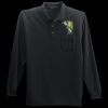 Long Sleeve Silk Touch Polo with Pocket Thumbnail