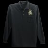 Long Sleeve Silk Touch Polo with Pocket Thumbnail