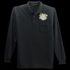 Long Sleeve Silk Touch Polo with Pocket Thumbnail