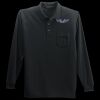 Long Sleeve Silk Touch Polo with Pocket Thumbnail