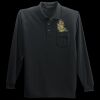 Long Sleeve Silk Touch Polo with Pocket Thumbnail