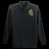 Long Sleeve Silk Touch Polo with Pocket Thumbnail