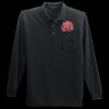 Long Sleeve Silk Touch Polo with Pocket Thumbnail