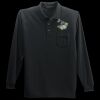 Long Sleeve Silk Touch Polo with Pocket Thumbnail