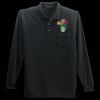 Long Sleeve Silk Touch Polo with Pocket Thumbnail