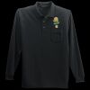 Long Sleeve Silk Touch Polo with Pocket Thumbnail
