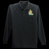 Long Sleeve Silk Touch Polo with Pocket Thumbnail