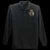 Long Sleeve Silk Touch Polo with Pocket Thumbnail