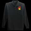 Long Sleeve Silk Touch Polo with Pocket Thumbnail