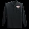 Long Sleeve Silk Touch Polo with Pocket Thumbnail