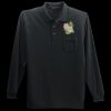 Long Sleeve Silk Touch Polo with Pocket Thumbnail