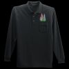 Long Sleeve Silk Touch Polo with Pocket Thumbnail