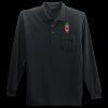Long Sleeve Silk Touch Polo with Pocket Thumbnail