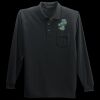 Long Sleeve Silk Touch Polo with Pocket Thumbnail