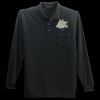 Long Sleeve Silk Touch Polo with Pocket Thumbnail