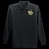 Long Sleeve Silk Touch Polo with Pocket Thumbnail