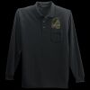 Long Sleeve Silk Touch Polo with Pocket Thumbnail