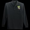 Long Sleeve Silk Touch Polo with Pocket Thumbnail