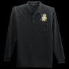 Long Sleeve Silk Touch Polo with Pocket Thumbnail