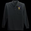 Long Sleeve Silk Touch Polo with Pocket Thumbnail