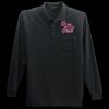 Long Sleeve Silk Touch Polo with Pocket Thumbnail