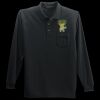 Long Sleeve Silk Touch Polo with Pocket Thumbnail