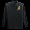 Long Sleeve Silk Touch Polo with Pocket Thumbnail
