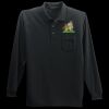 Long Sleeve Silk Touch Polo with Pocket Thumbnail