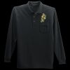 Long Sleeve Silk Touch Polo with Pocket Thumbnail