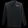 Long Sleeve Silk Touch Polo with Pocket Thumbnail