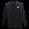 Long Sleeve Silk Touch Polo with Pocket Thumbnail