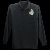 Long Sleeve Silk Touch Polo with Pocket Thumbnail