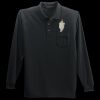 Long Sleeve Silk Touch Polo with Pocket Thumbnail