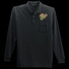 Long Sleeve Silk Touch Polo with Pocket Thumbnail