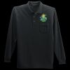 Long Sleeve Silk Touch Polo with Pocket Thumbnail