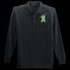 Long Sleeve Silk Touch Polo with Pocket Thumbnail