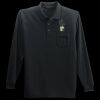 Long Sleeve Silk Touch Polo with Pocket Thumbnail