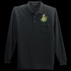 Long Sleeve Silk Touch Polo with Pocket Thumbnail
