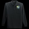 Long Sleeve Silk Touch Polo with Pocket Thumbnail