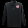 Long Sleeve Silk Touch Polo with Pocket Thumbnail