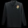 Long Sleeve Silk Touch Polo with Pocket Thumbnail