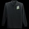 Long Sleeve Silk Touch Polo with Pocket Thumbnail