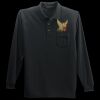 Long Sleeve Silk Touch Polo with Pocket Thumbnail