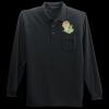Long Sleeve Silk Touch Polo with Pocket Thumbnail