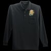 Long Sleeve Silk Touch Polo with Pocket Thumbnail