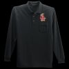 Long Sleeve Silk Touch Polo with Pocket Thumbnail